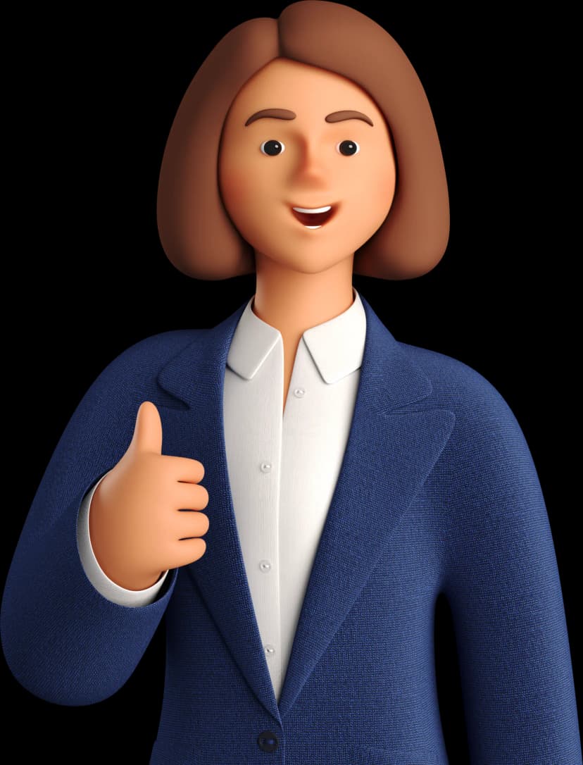 Rada showing thumbs up
